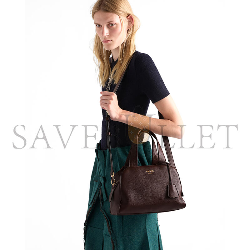 PRADA MEDIUM LEATHER TOP-HANDLE BAG 1BB149 (28*20*13cm) PRADA MEDIUM LEATHER TOP-HANDLE BAG 1BB149 (28*20*13cm)